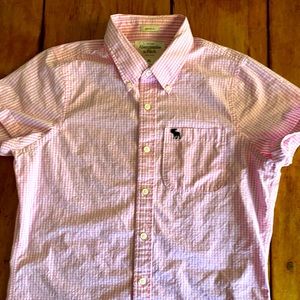 A&F short sleeve button down